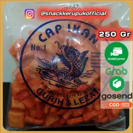 Snack Kerupuk Model Jangek Balado Cap Ikan Keripik Pedas