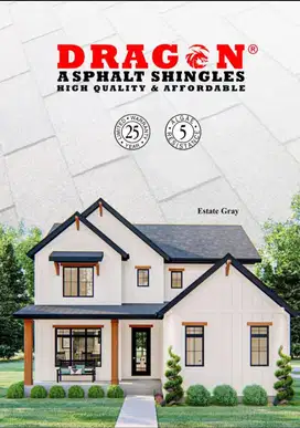 Atap Bitumen Aspal Dragon 3-Tab Shingle