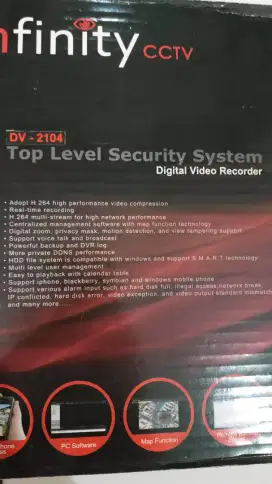 Infinity security system CCTV, mulus banget, dus, + HDD 500 GB n cable