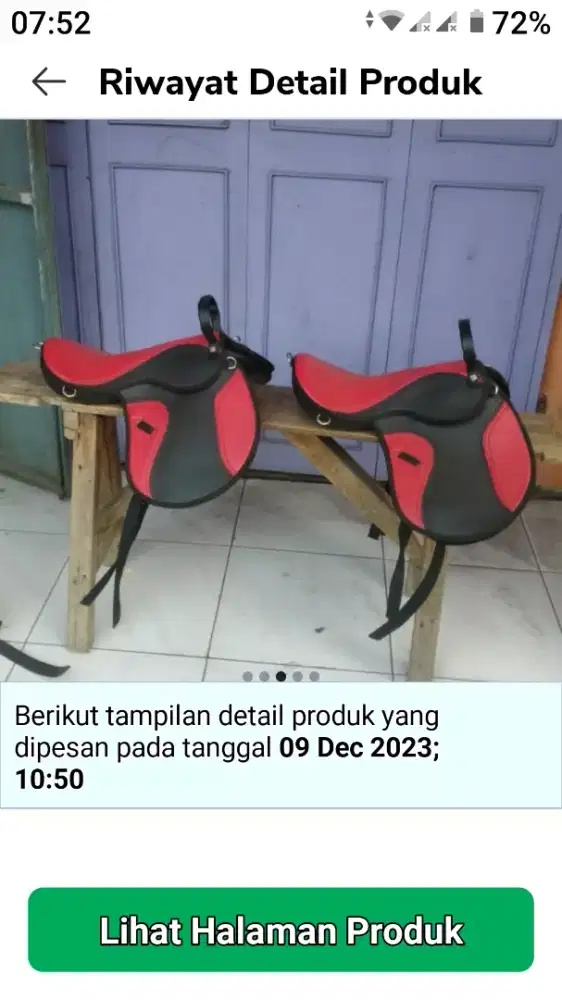 Pelana kuda olahraga berkuda