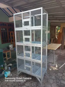 Kandang burung bahan galvalum murai lovebird