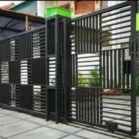 Pagar dorong rmh galvanis