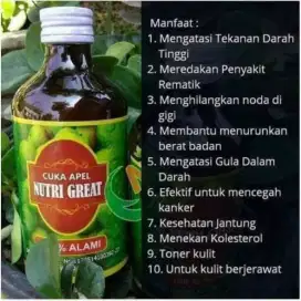 Cuka Apel Nutri Great