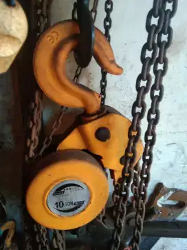Chain block/ katrol/ hoist/ takel 10 ton