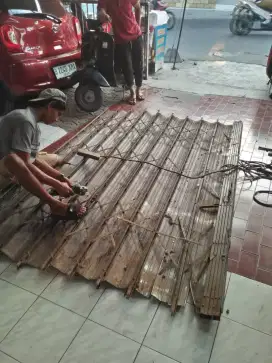 Folding gate rolling door murah bergaransi berkualitas