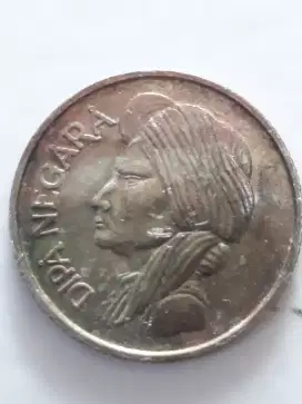 Uang koin kuno 1957 dipanegara 50 cent