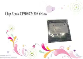 Chip Toner For Use in Xerox DocuPrint CP305 CM305 CP305d CM305d Yellow