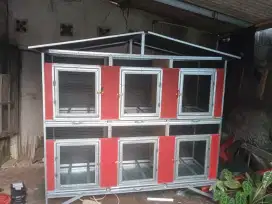 Kandang ayam 6 kotak