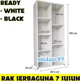 RAK BUKU - RAK PAJANGAN 7 SUSUN