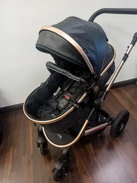 Stroller Bayi Pliko Elegante Black