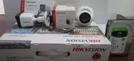 Paket CCTV 2 camera Hikvision 5mp