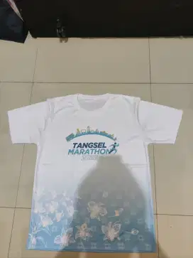 Tangsel Marathon Running T-Shirt Kaos Lari Olahraga