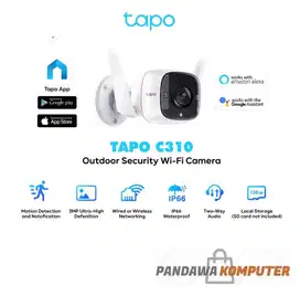 Wifi CCTV Camera TP-LINK TAPO C310 Outdoor Security Cam HD 3MP TPLINK