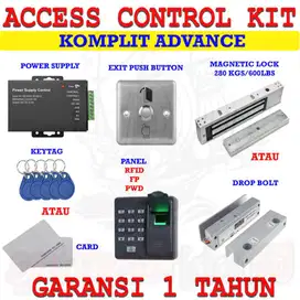 PAKET ACCESS CONTROL FINGERPRINT / DOOR LOCK FREE PEMASANGAN