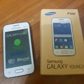 Hp Android Samsung Young 2 Duos ( BEKAS SEPERTI BARU / USED LIKE NEW )