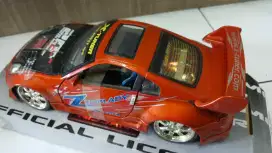 Diecast Nissan Nismo 1/24 ready wrna biru dan orange