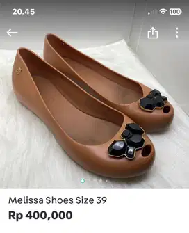 Sepatu Melissa Original Size 39