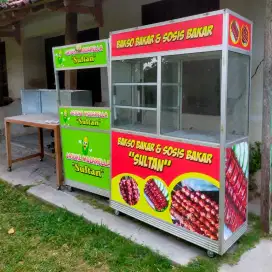 Etalase juice hp toko ayam goreng