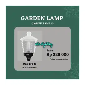 lampu taman pillar
