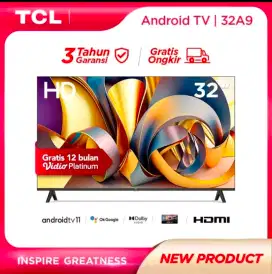 SmartTV android TCL 32 inch Digital Netflix Youtube Remote Voice