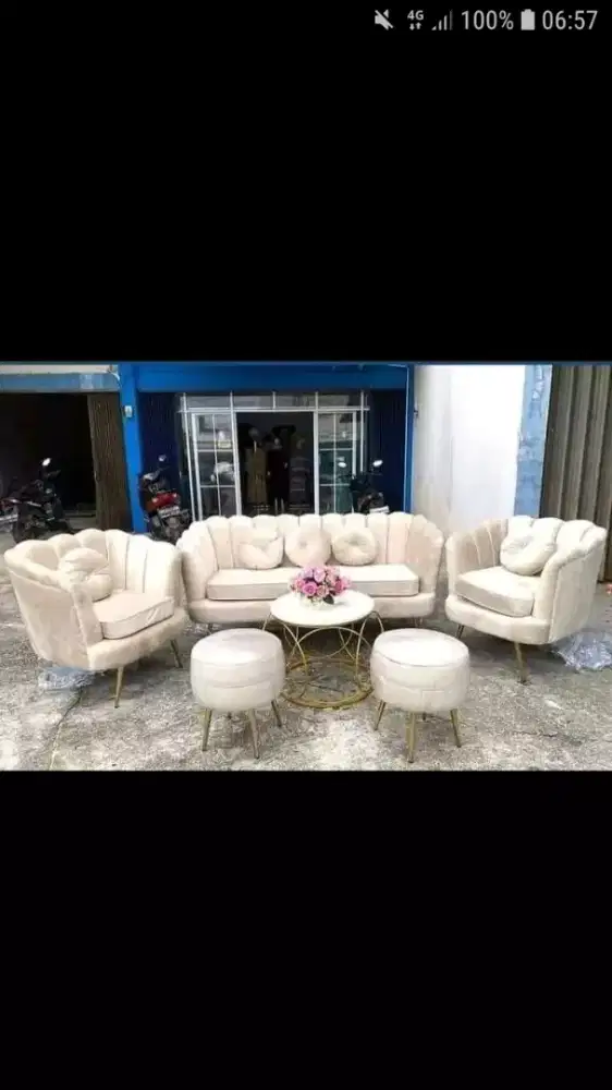 Sofa Kerang Type 311 Stoll & Meja GRATIS KIRIM