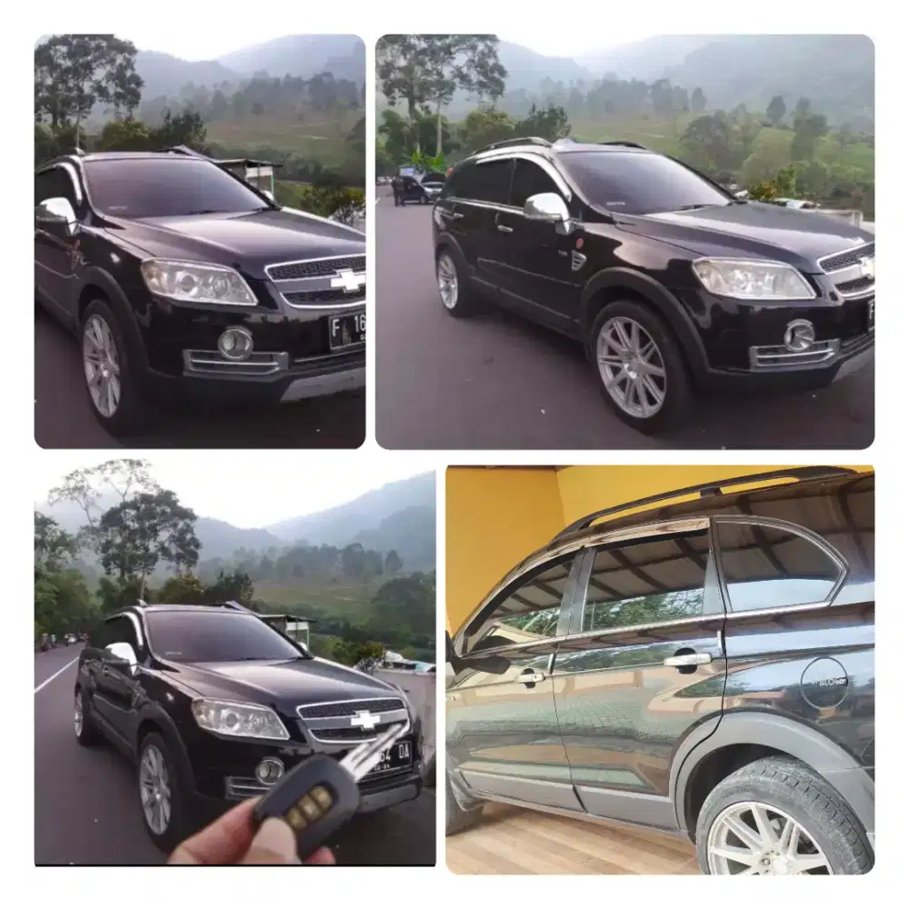 Captiva desel warna hitam plat Bogor kota