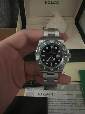 Jam rolex submariner hijau