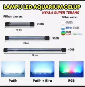 Free ongkir lampu aquarium celup