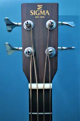 Dijual Bass Akustik Sigma BME + Bag, AE Bass Mahogany