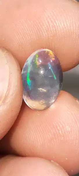 BATU CINCIN NATURAL COLORLESS OPAL KALIMAYA + MEMO