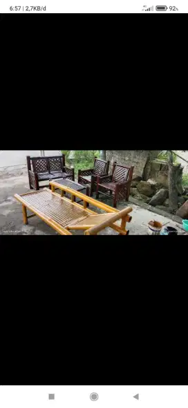 Kursi bambu klasik