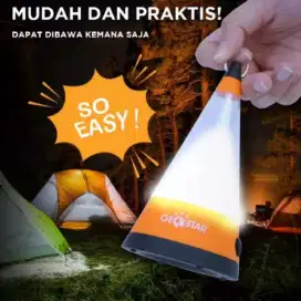 Lampu Camping Cone / Lampu Tenda Corong