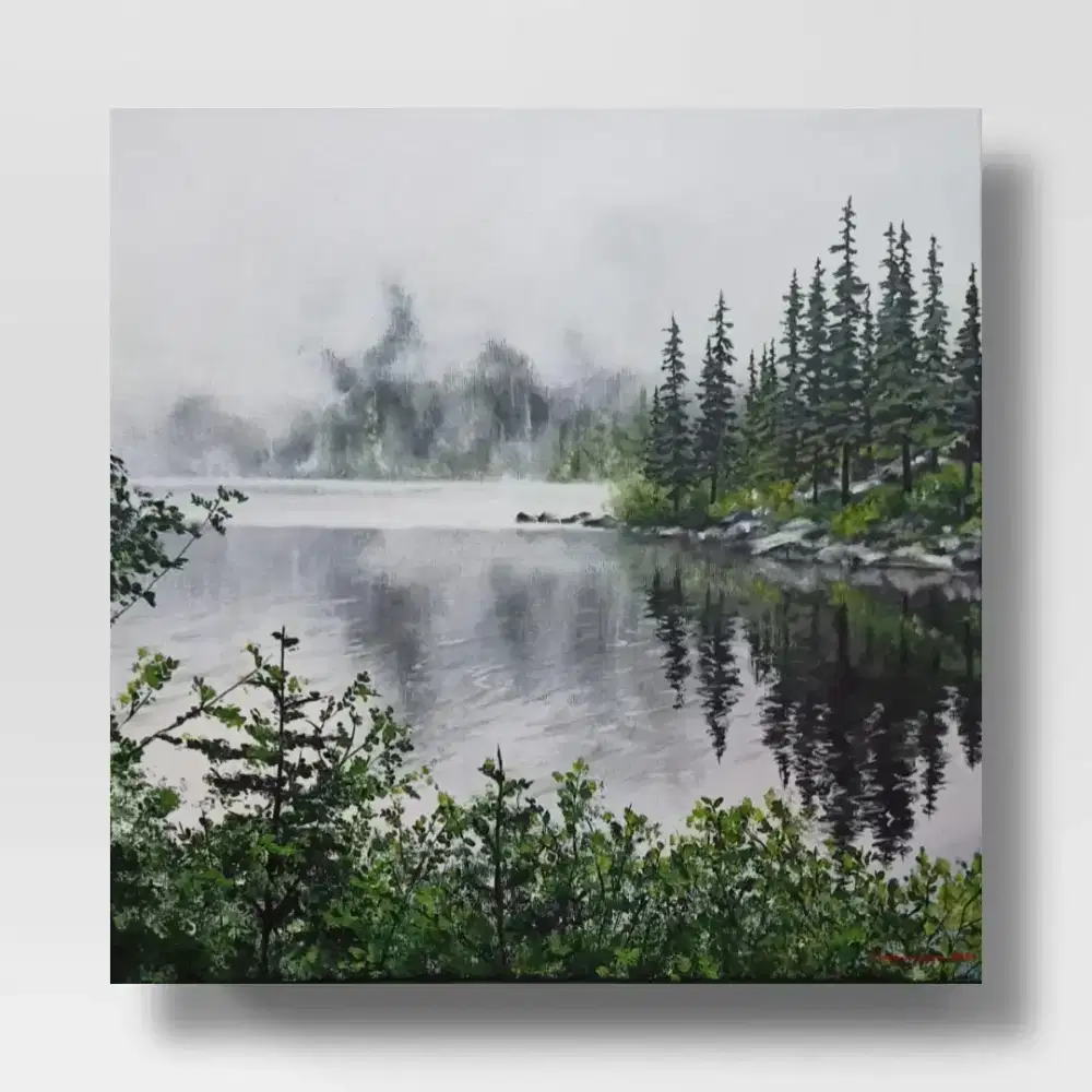 Lukisan pemandangan original