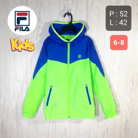 Jaket Outdoor Windbreaker Anak FILA Kid Usia 678 Tahun Second Original