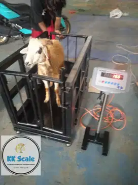 Timbangan domba kerangkeng
