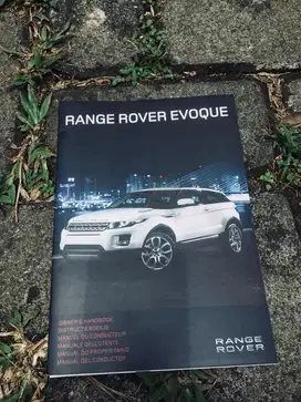 Book Manual Repro Ori Range Rover Evoque