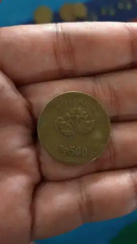 Uang Coin rp 500 melati th 1992