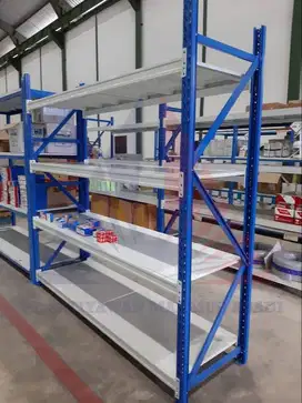 RAK GUDANG TYPE SHELVING AMBALAN KAPASITAS 250-1000Kg PER SHELVING