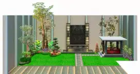 Tukang batu sikat ampyangan kolam taman Surabaya Sidoarjo Gresik