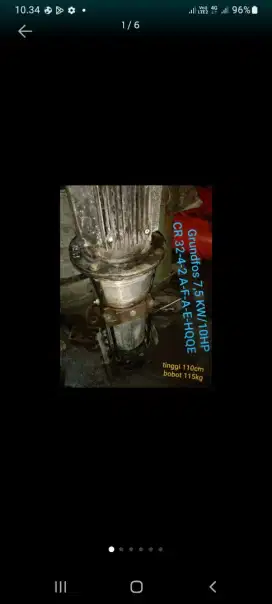 Mesin pompa Grundfos CR32