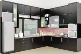 kitchen set meja belajar kamar divan lemari baju rak dapur sketsel tv