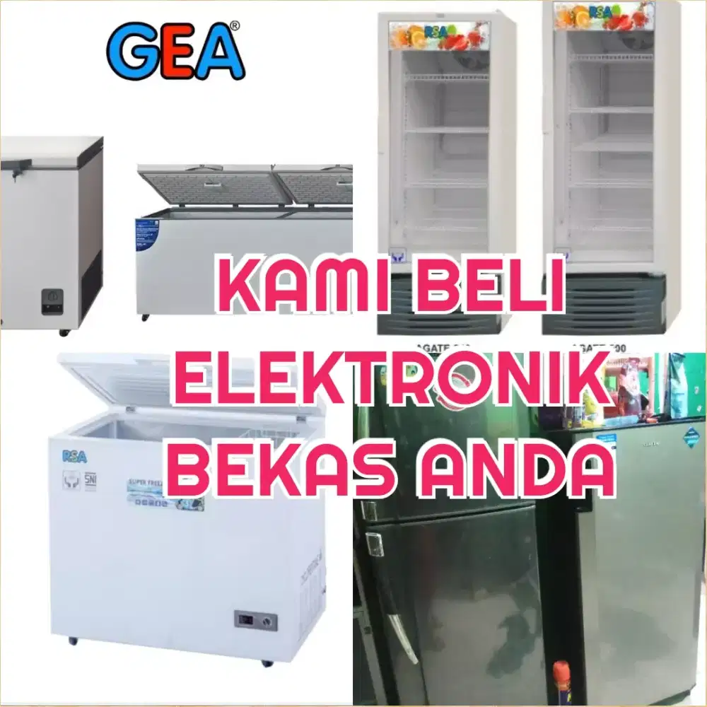 Kami beli Kulkas Freezer bekasnya siap ambil kelokasi