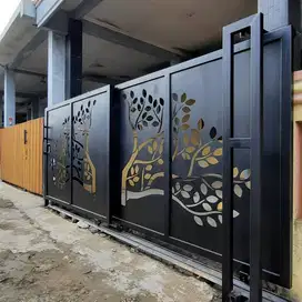 PAGAR RUMAH MINIMALIS MEWAH/GERBANG RUMAH MODERN CANTIK TERMURAH