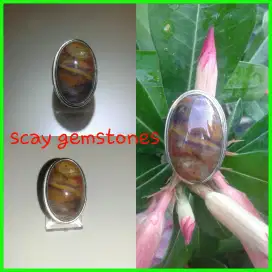 Natural batu cincin akik garutan big size cakep