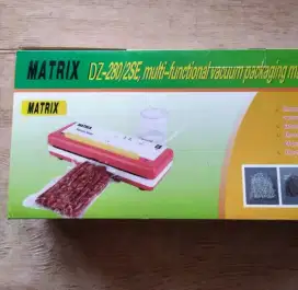 NEW VACUUM SEALER MAKANAN BASAH DAN KERING VAKUM MATRIX DZ-280/2SE