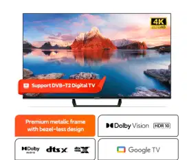 Xiaomi TV A PRO 43 Google TV Android 11 UHD 4K Dolby Digital TV Resmi