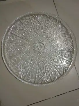 Piring kristal D'arques uk 30 blm pernah d pakai