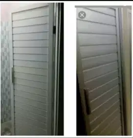 pintu kamar mandi aluminium