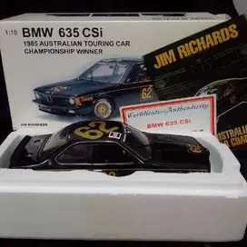 Diecast 1:18 autoart biante BMW atcc jim richards rare brandnew winner