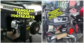 (KRANGGAN TEKNIK)genset silent model open merk Honda terlengkap